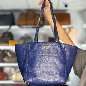 PRADA LEATHER TOTE